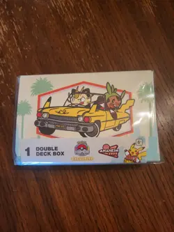 2025 Pokemon World Championships Double Deck Box Anaheim Worlds Deckbox New - Image 1