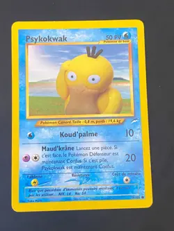 CARTE POKEMON PSYKOKWAK 79/105 FR COMMUNE WIZARDS NEO DESTINY - EXC+ - Image 1