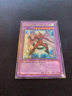 E-Hero Air Neos STON-EN036 Ultimate Rare YuGiOh Card English Holo - Image 2