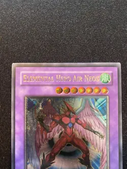 E-Hero Air Neos STON-EN036 Ultimate Rare YuGiOh Card English Holo - Image 3