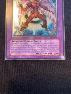 E-Hero Air Neos STON-EN036 Ultimate Rare YuGiOh Card English Holo - Image 4