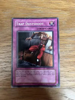 DB2-EN246 Trap Dustshoot Common Unlimited Edition NM Yugioh - Image 1