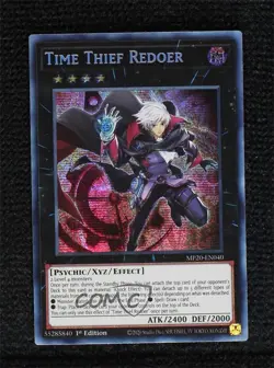 Time Thief Redoer Prismatic SE 1st Ed. YuGiOh Tin of Lost Memories #MP20-EN040 - Image 1
