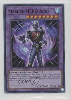 HERO Acid (SR) Unlimited YuGiOh Toon Chaos #TOCH-EN045 - Image 1