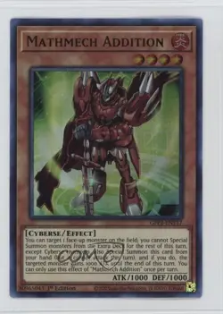 Mathmech Addition Ultra Rare 1st Ed. YuGiOh Ghosts From The Past: 2nd Haunting - Image 1