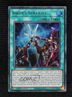 UR - Joker's Straight 1st Ed. YuGiOh King's Court #KICO-EN004 - Image 1