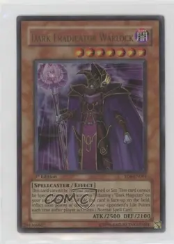 Dark Eradicator Warlock 1st Ed. YuGiOh Spellcaster's Judgment #SD6-EN001 2006 - Image 1