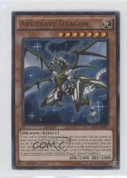 UR - Arkbrave Dragon 1st Ed. YuGiOh Rise of the True s Structure Deck - Image 1
