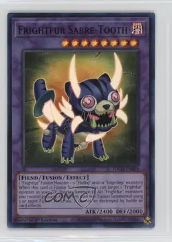 SR - Frightfur Sabre-Tooth 1st Ed. YuGiOh Toon Chaos #TOCH-EN048 - Image 1