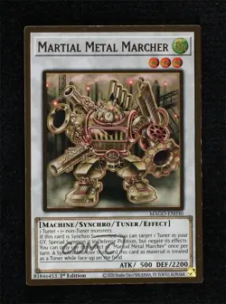 Martial Metal Marcher 1st Ed. YuGiOh Gold Series: Maximum Gold #MAGO-EN030 - Image 1