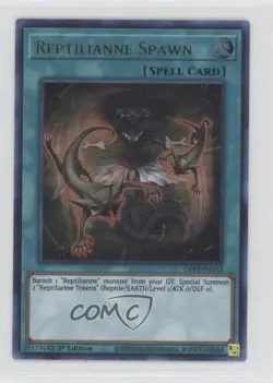 Reptilianne Spawn Ultra Rare 1st Ed. YuGiOh Ghosts From The Past: 2nd Haunting - Image 1