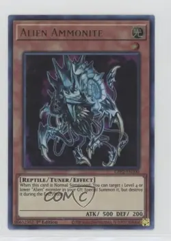 Alien Ammonite Ultra Rare 1st Ed. YuGiOh Ghosts From The Past: 2nd Haunting - Image 1
