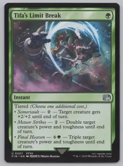 MTG Playset (4) - Final Fantasy - Tifa's Limit Break #207 -j469 - Image 2