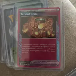 Pokemon TCG Survival Brace 164/167 Twilight Masquerade ACE SPEC Rare Card - NM - Image 1