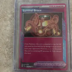 Pokemon TCG Survival Brace 164/167 Twilight Masquerade ACE SPEC Rare Card - NM - Image 2