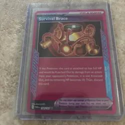 Pokemon TCG Survival Brace 164/167 Twilight Masquerade ACE SPEC Rare Card - NM - Image 3
