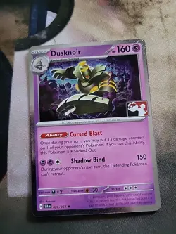 Dusknoir - Prize Pack Series 7 - Shrouded Fable Cosmos Holo Pokemon Card NM - Image 1