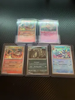 Prismatic Evolutions Eeveelutions Pokeball and Masterball Pattern 5 Card Lot - Image 2