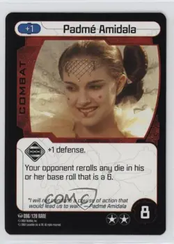 2007 Star Wars: Pocket Model Trading Card Game Ground Assault Padme Amidala #096 - Image 1