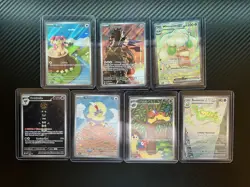 Pokemon TCG Illustration Rare Card Lot 7 Cards - Image 1