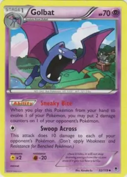 Pokemon Card - Golbat - Phantom Forces - Rare - 32/119 - Image 1