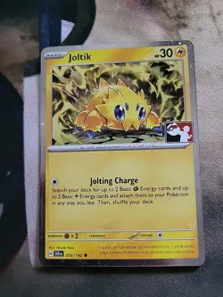 Joltik Holo Pokemon Prize Pack Series 7 Promo Pokemon Card NM/LP Stamp - Image 1