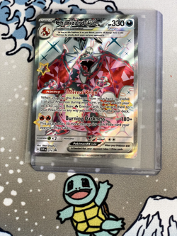 Charizard ex 074 - SV: Scarlet & Violet Promo Paldean Fates Pokemon Card NM Holo - Image 1