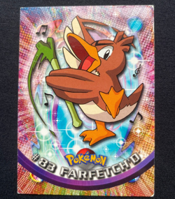 Topps Pokemon Farfetch'd Non Holo 83 Series 1 Card Blue Topps Trading Card (MP) - Image 1