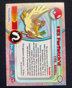 Topps Pokemon Farfetch'd Non Holo 83 Series 1 Card Blue Topps Trading Card (MP) - Image 2