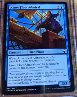 Azure Fleet Admiral - Commander Legends #058/361 MTG Magic The Gathering - Image 1