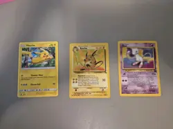 Pokemon Card - Mew #8 WoTC Black Star Promo Pikachu SM Promo Raichu Fossil - Image 1