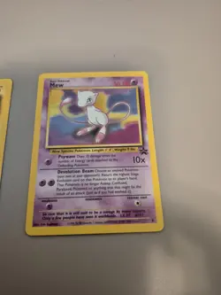 Pokemon Card - Mew #8 WoTC Black Star Promo Pikachu SM Promo Raichu Fossil - Image 4