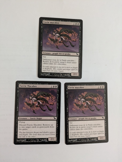3 Faerie Macabre Shadowmoor MTG NM Free shipping with tracking - Image 1