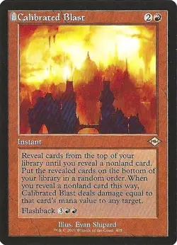 Calibrated Blast Modern Horizons 2 Retro Border Rare #405 NM MTG - Image 1