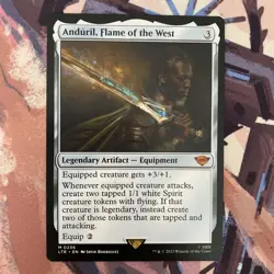 Anduril, Flame of the West - Lord of the Rings - Magic the Gathering MTG - Image 1