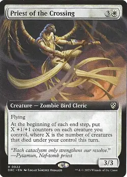 Priest of the Crossing Aetherdrift Commander Borderless Rare #31 Nm MTG - Image 1