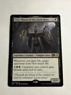 1x Vito, Thorn of the Dusk Rose - Core Set 2021 (M21) - MTG - Image 1