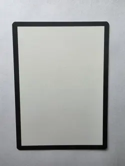 MTG Misprint BLANK CARD White Face Black Border Rare Error Magic Card - Image 1