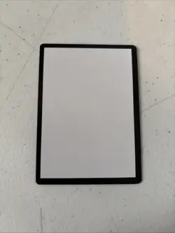 MTG Misprint BLANK CARD White Face Black Border Rare Error Magic Card - Image 1