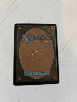 MTG Misprint BLANK CARD White Face Black Border Rare Error Magic Card - Image 2