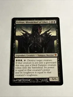 1x MTG Kalitas, Bloodchief of Ghet - Zendikar (ZEN) #99 - Magic the Gathering - Image 1