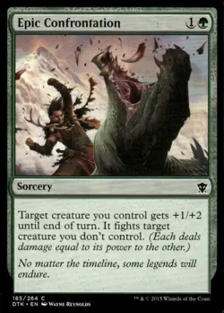 Epic Confrontation 185/264 Dragons of Tarkir MTG Magic the Gathering card - Image 1