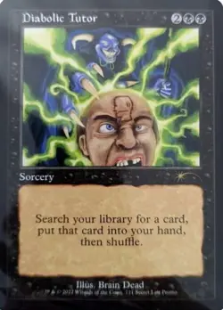 MTG English Diabolic Tutor NM Normal Secret Lair - Image 1