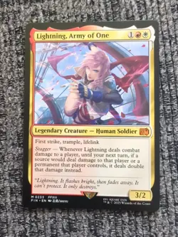 Lightning, Army of One - 233 - FIN - NM - MTG Magic the Gathering Pack Fresh - Image 1