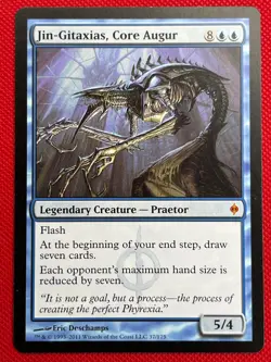 MTG 1X Jin-Gitaxias, Core Augur X1 New Phyrexia Magic - LP - Image 1