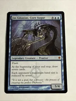 MTG 1X Jin-Gitaxias, Core Augur X1 New Phyrexia Magic - LP - Image 1