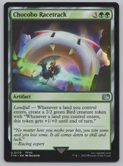 MTG Playset (4) - Final Fantasy - Chocobo Racetrack #179 -j467 - Image 2