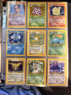Pokemon TCG Base Set Complete Unlimited 102/102 LP Charizard WOTC 1999 LP-MP - Image 2