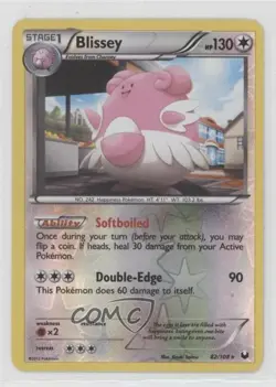 Blissey Reverse Foil Pokemon Black & White Dark Explorers #82 - Image 1