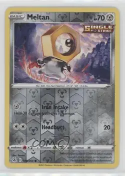 Meltan Reverse Foil Pokemon Sword & Shield Fusion Strike #188 - Image 1